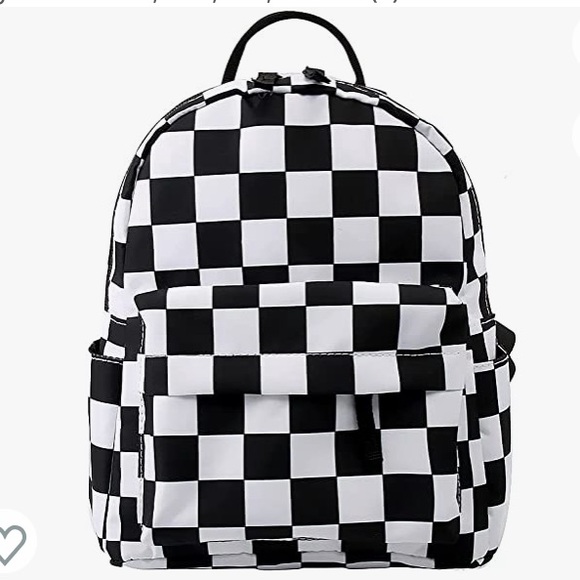 Handbags - Cute checkered mini backpack!